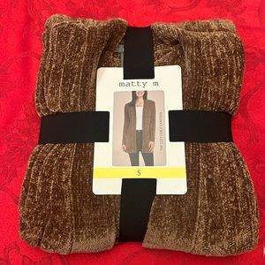 Matty M cozy cable Cardigan size small color tobacco brand new with tags